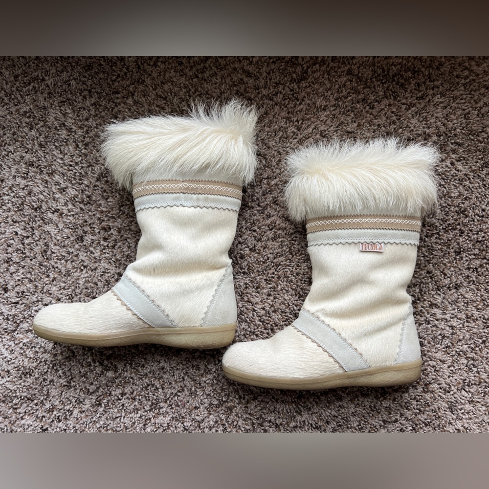 Vintage Tecnica Fur Boots